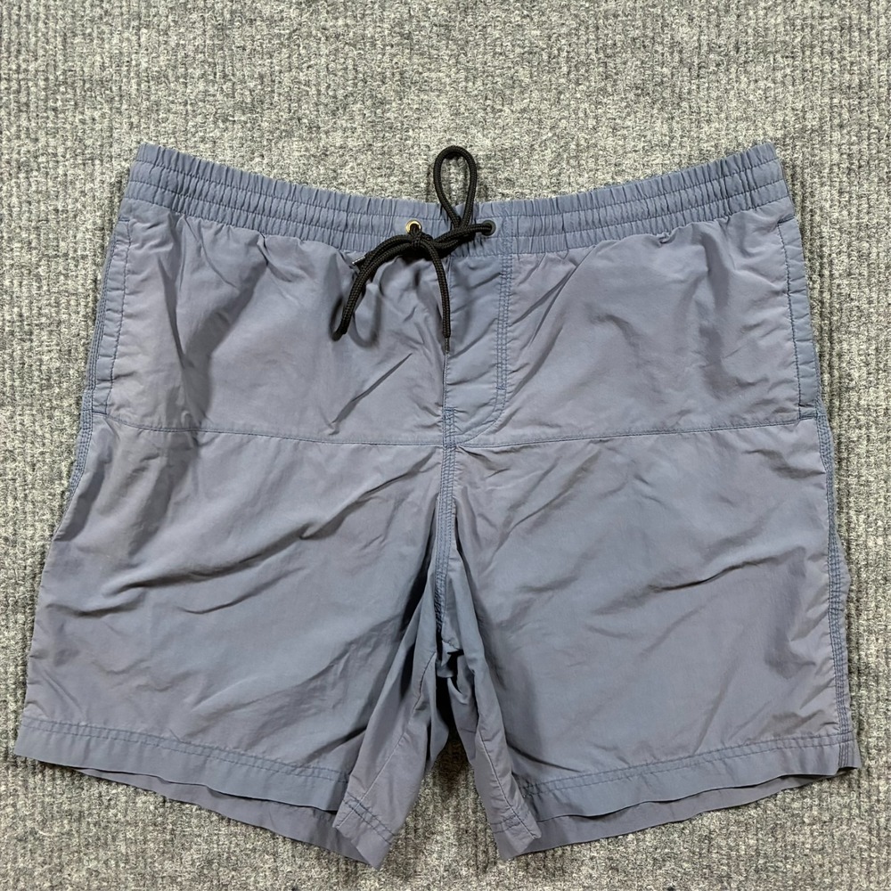 Columbia Mens Swim Trunks Size L Gray Omni-Shield Mesh Lined Stretch Shorts